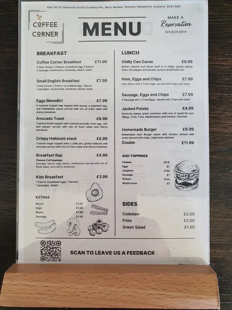 Menu_Coffee Corner_West Wellow_image_3