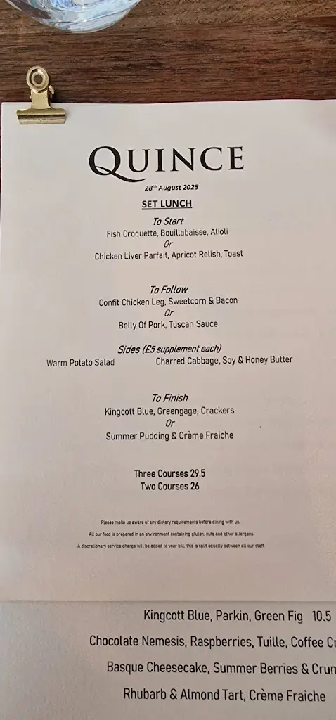 Menu_Quince_Westgate on Sea_image_2