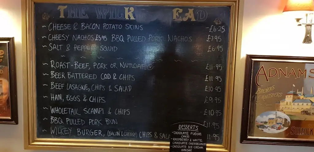 Menu_The Wilkes Head_Westergate_image_1