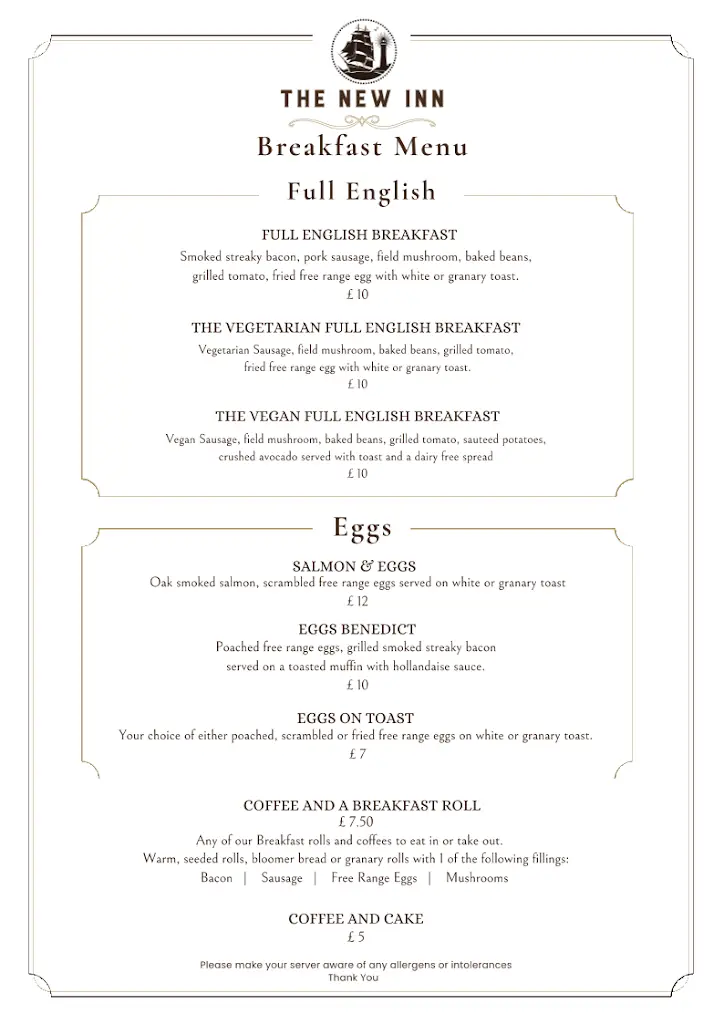 Menu_The New Inn_West Coker_image_2