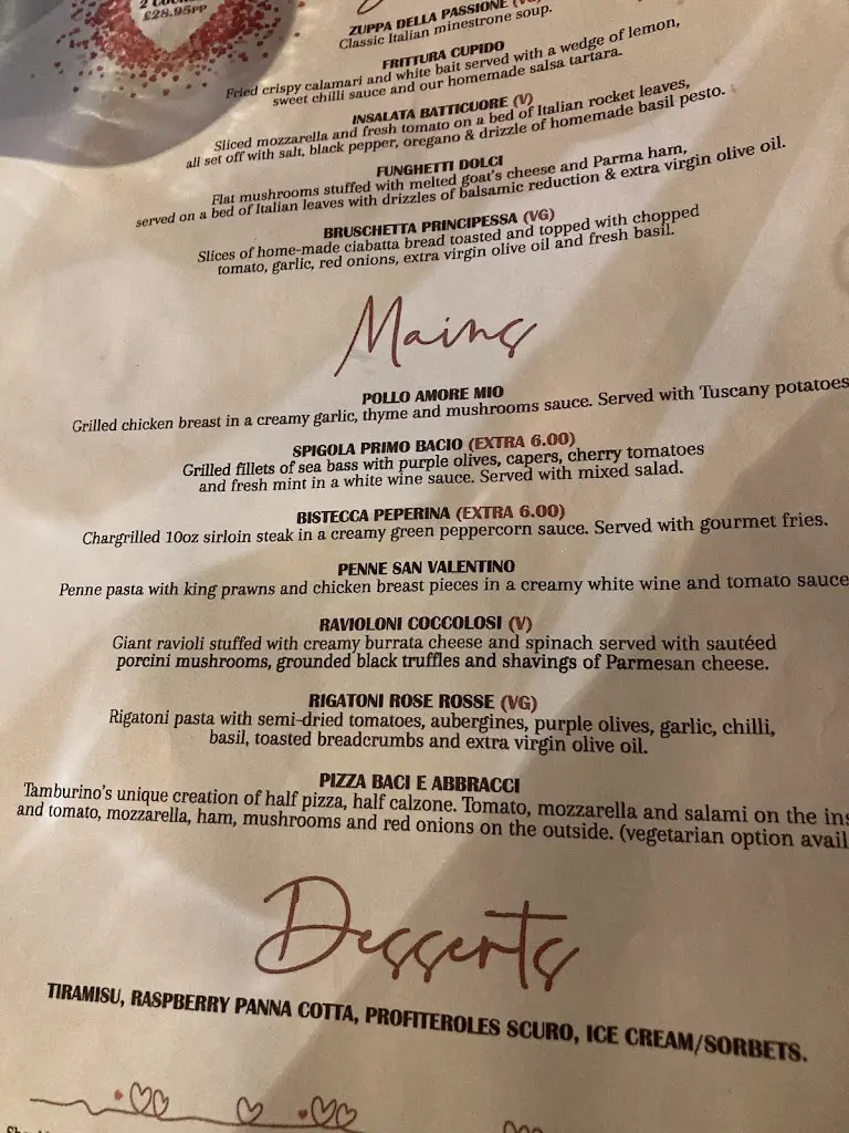 Menu_Tamburino_West Coker_image_1