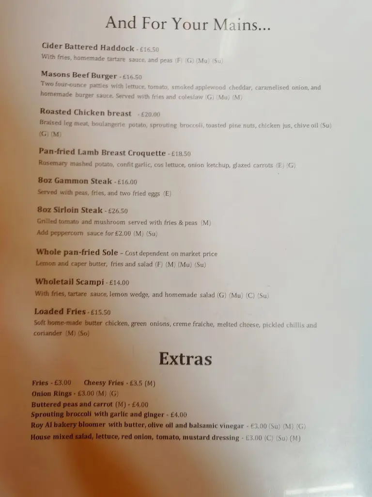Menu_The Masons Arms_West Coker_image_2