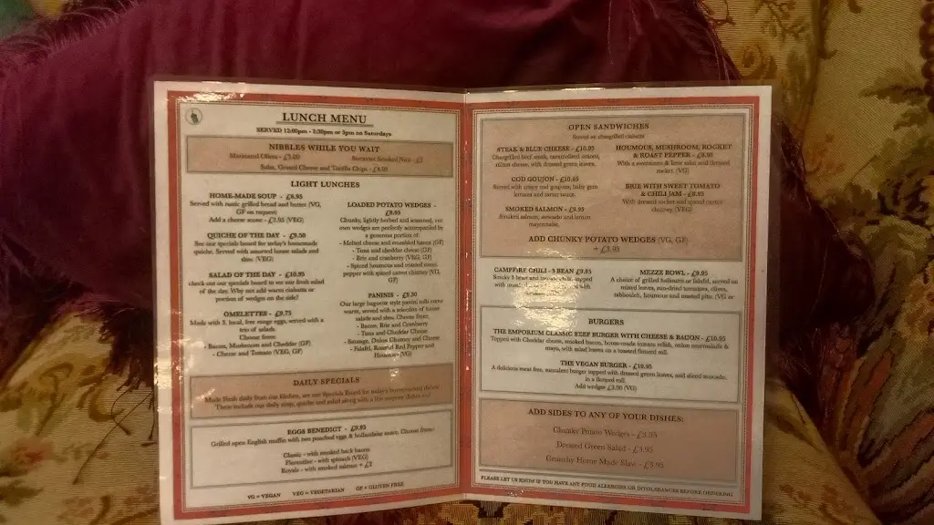 Menu_The Emporium Cafe_West Coker_immagine_4