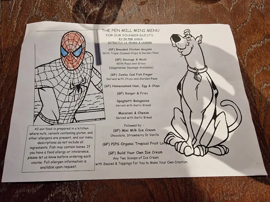 Menu_Pen Mill Hotel_West Coker_image_2