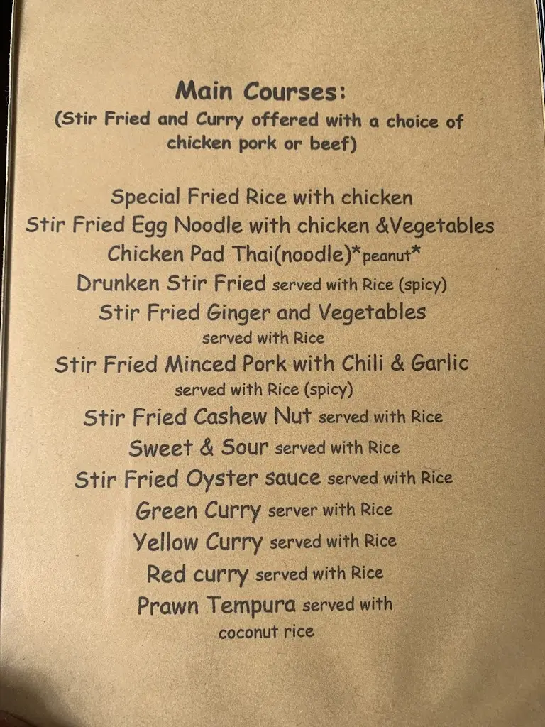 Menu_The George & Dragon_Wendover_image_1