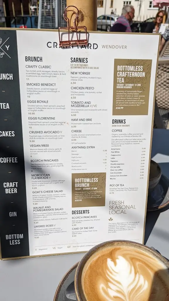 Menu_Craftyard Wendover_Wendover_immagine_1