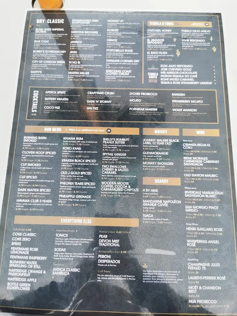 Menu_Craftyard Wendover_Wendover_immagine_3