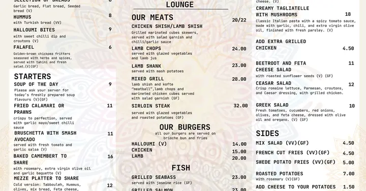 Menu_Mandala Restaurant, Lounge & Bar_West Drayton_image_1