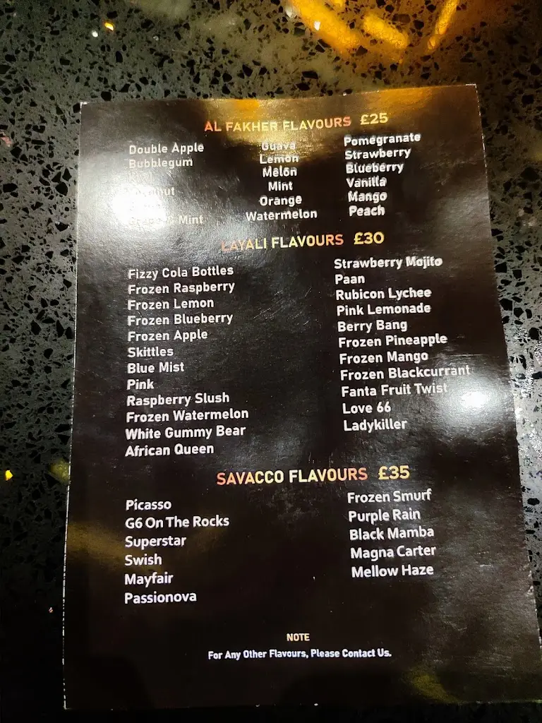 Menu_Mandala Restaurant, Lounge & Bar_West Drayton_image_4