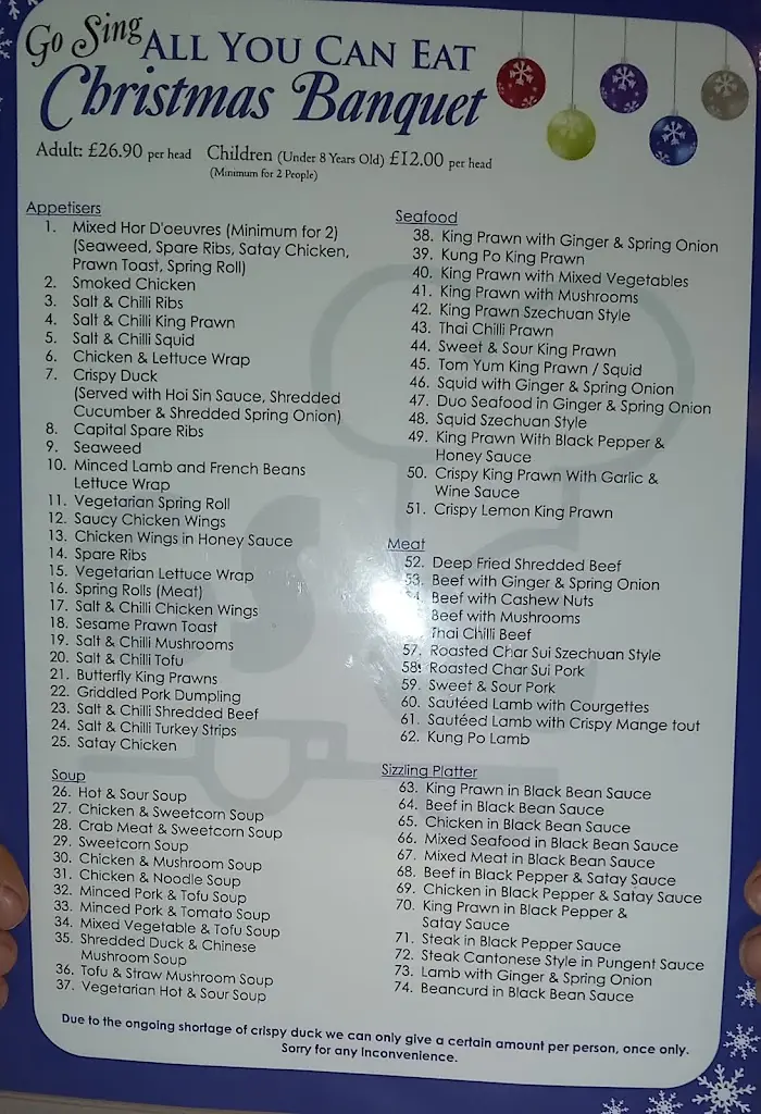 Menu_Go Sing_West Drayton_image_4