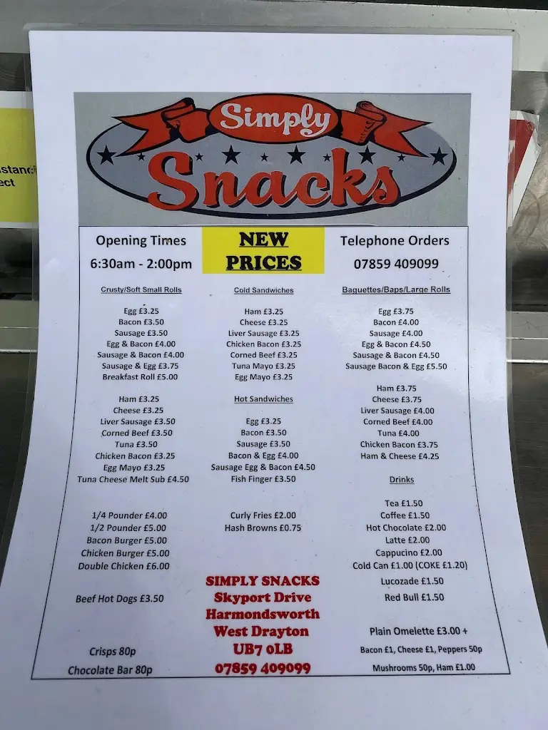 Menu_Simply Snacks_West Drayton_image_4