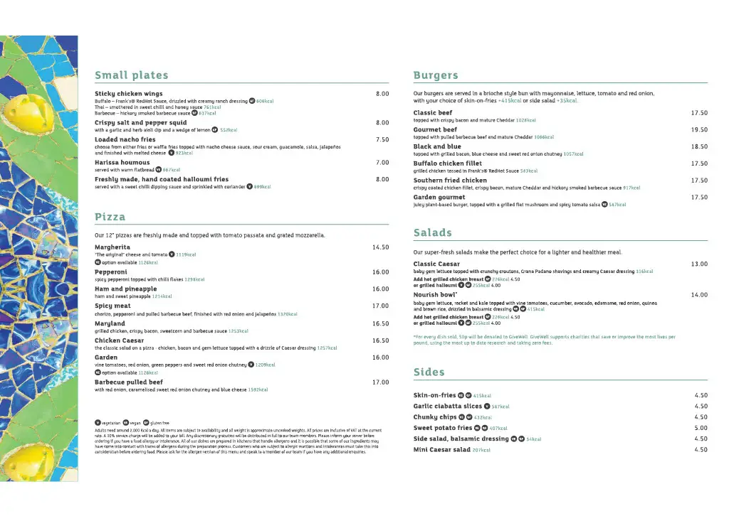 Menu_The COURTYARD_Weston Turville_image_1