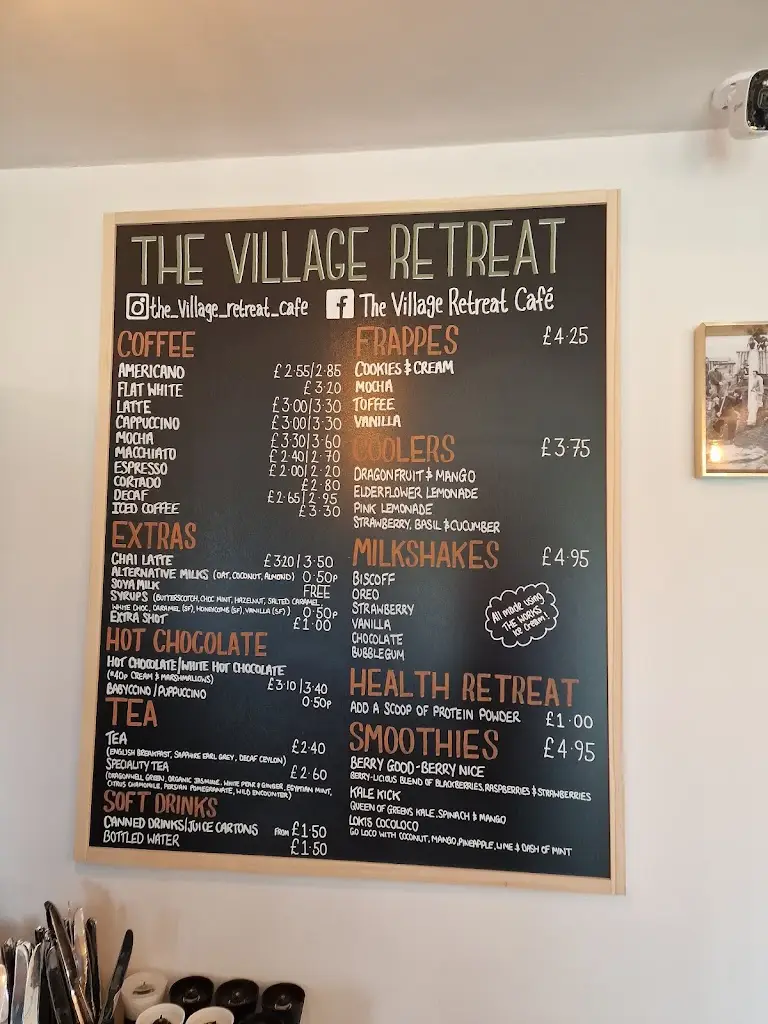 Menu_The Village Retreat Cafe_Weston Turville_image_1