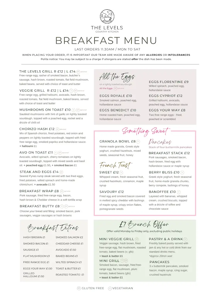 Menu_The Levels Country Kitchen_Westonzoyland_image_3