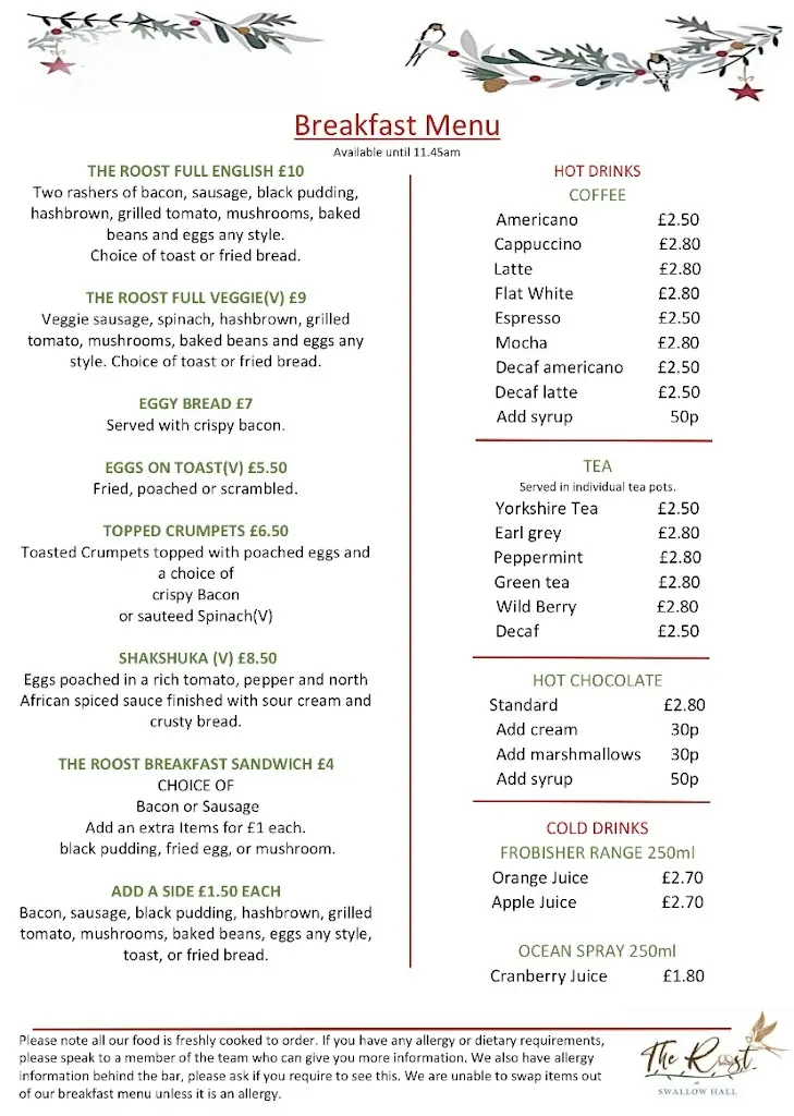 Menu_The Roost_Wheldrake_image_4