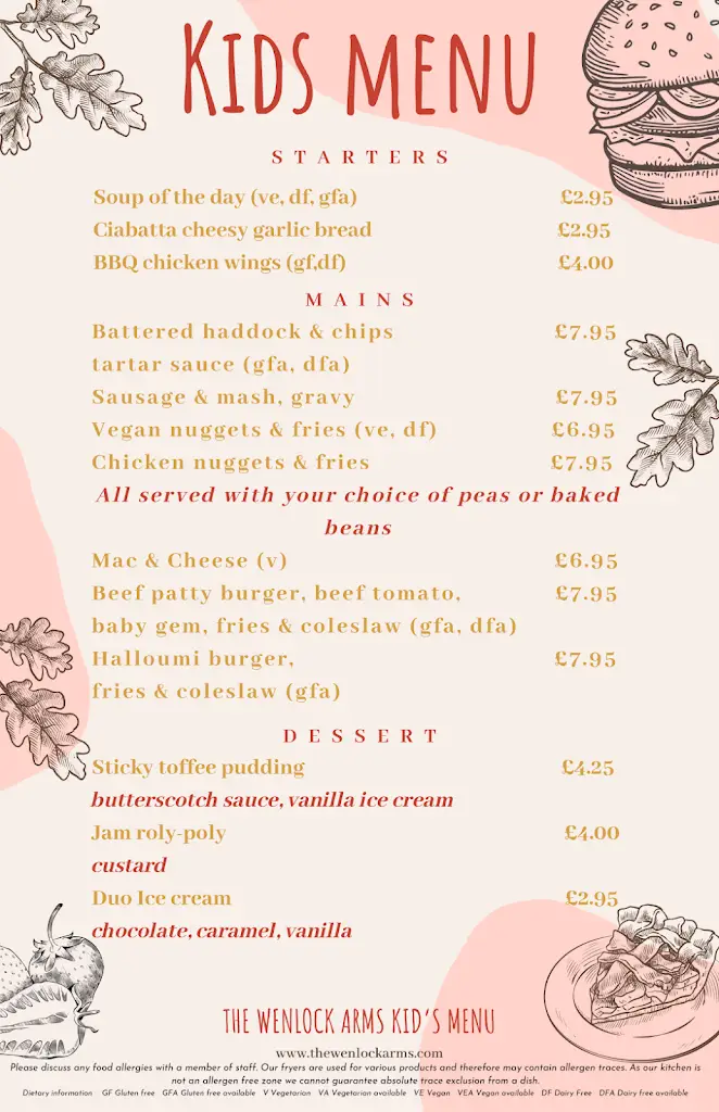 Menu_The Wenlock Arms_Wheldrake_immagine_3