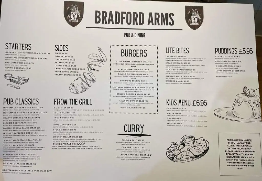 Menu_The Bradford Arms_Wheaton Aston_image_1