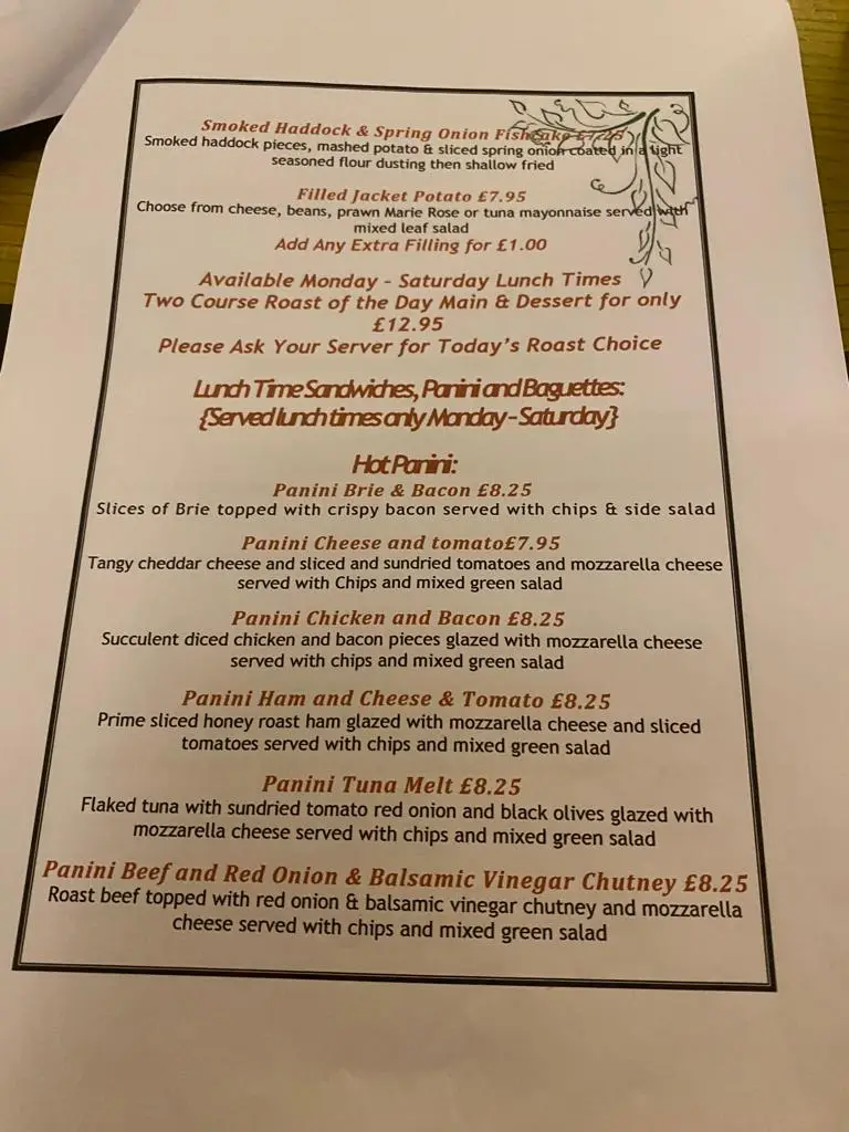 Menu_The Bradford Arms_Wheaton Aston_image_3