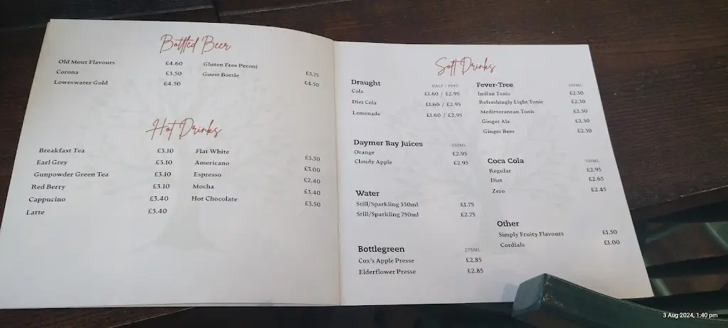 Menu_The Peddler_Whitehaven_immagine_1