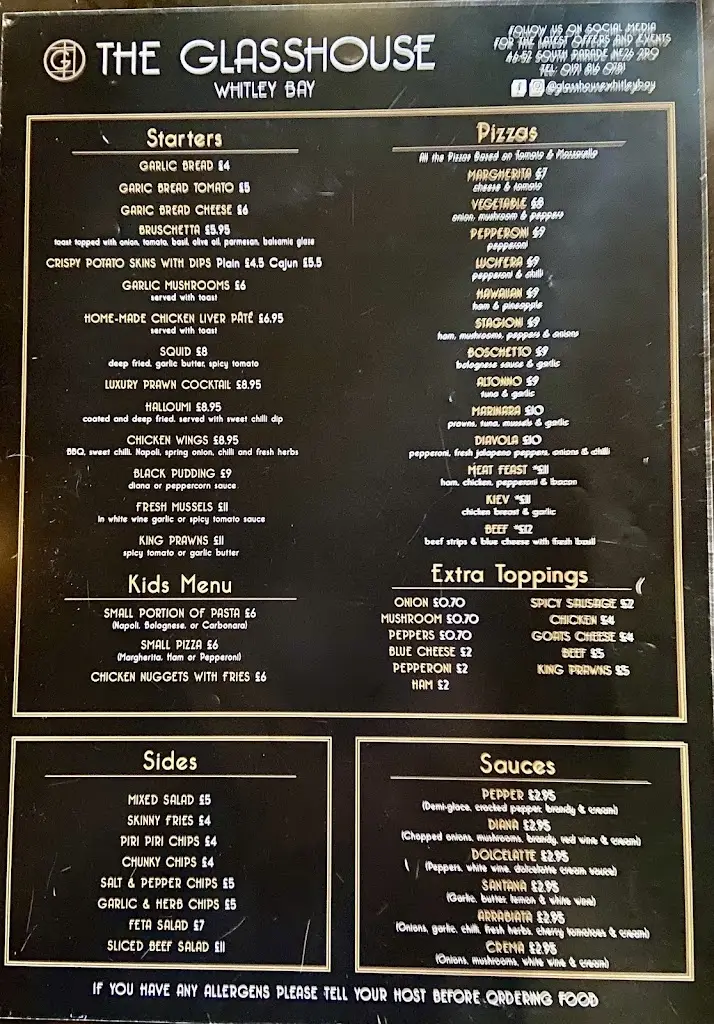 Menu_The Glass House Whitley bay_Whitley_image_1