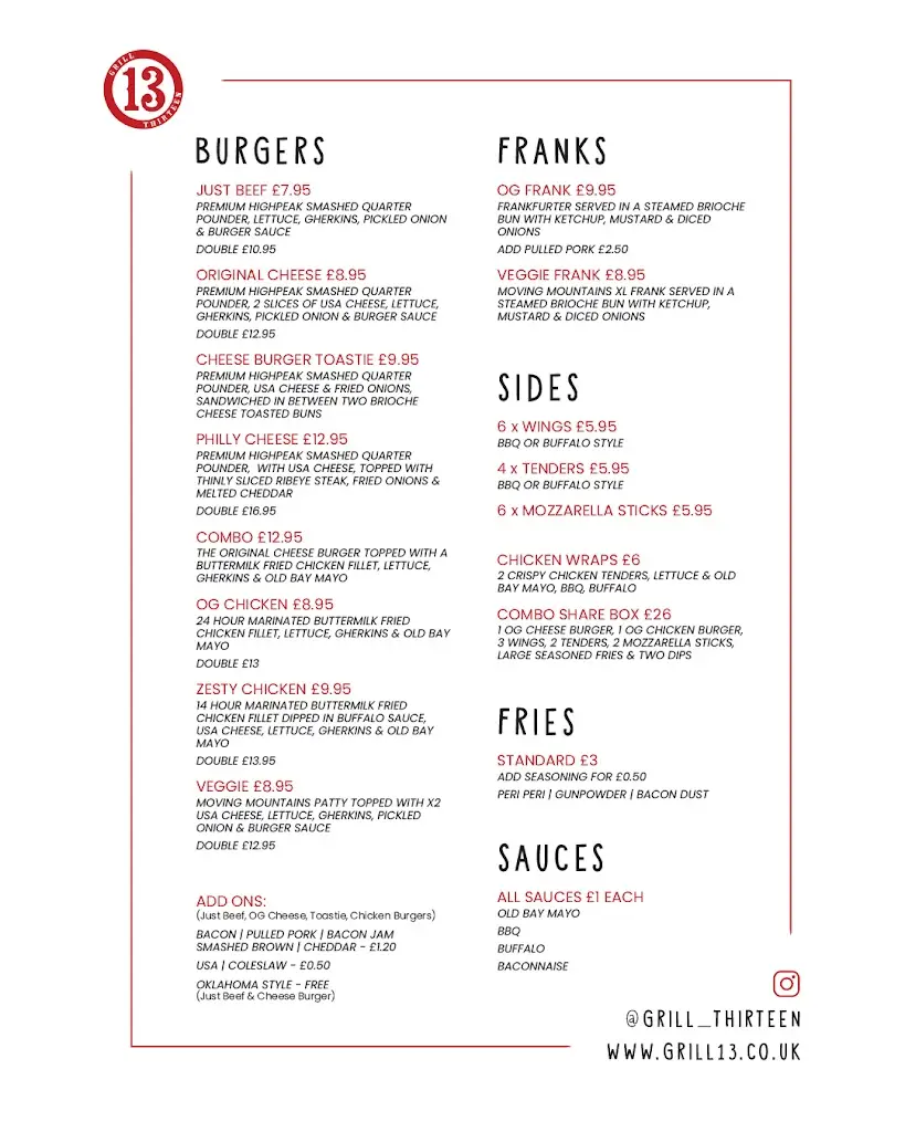 Menu_Grill thirteen_Whaley Bridge_image_2