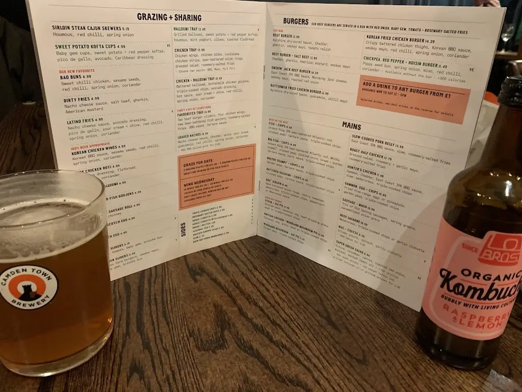 Menu_The George_Belsize Park_image_4