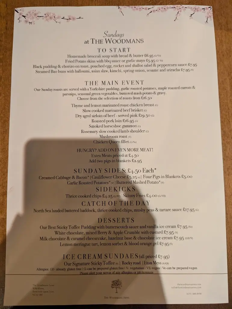 Menu_The Woodmans Arms_Whickham_imagen_2