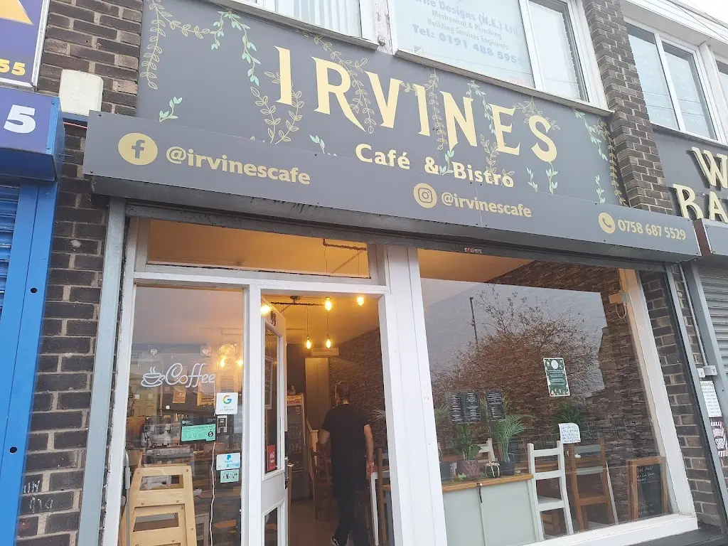 Irvine’s Cafe restaurant in Whickham