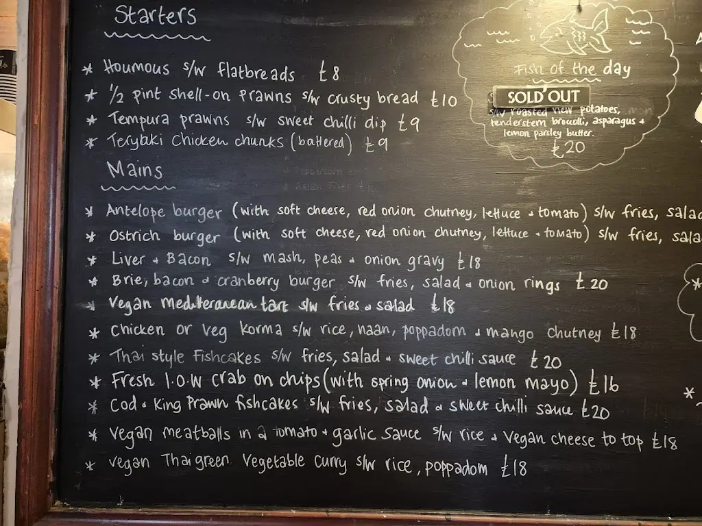Menu_White Horse Inn_Whitwell_image_1