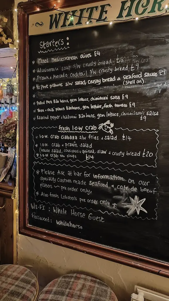 Menu_White Horse Inn_Whitwell_image_3
