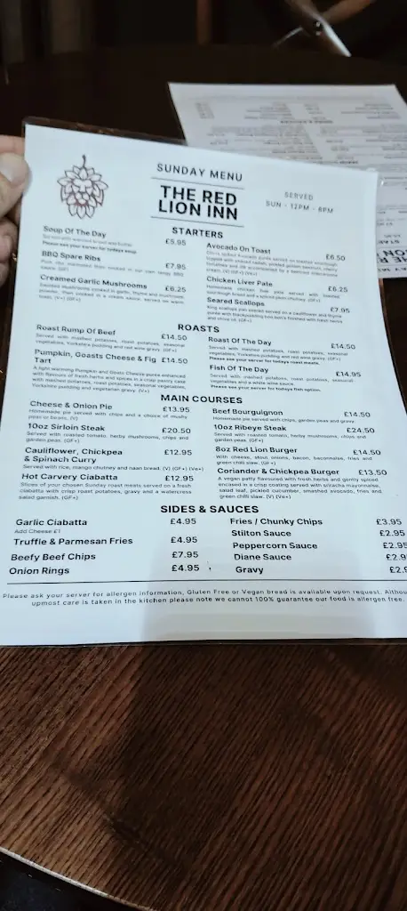 Menu_The Red Lion Inn_Whitworth_image_3