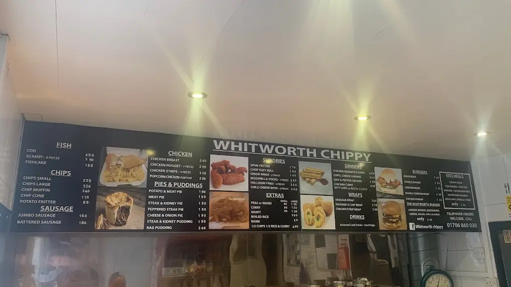 Menu_Whitworth Chippy Under New Management Since June 2021_Whitworth_immagine_1
