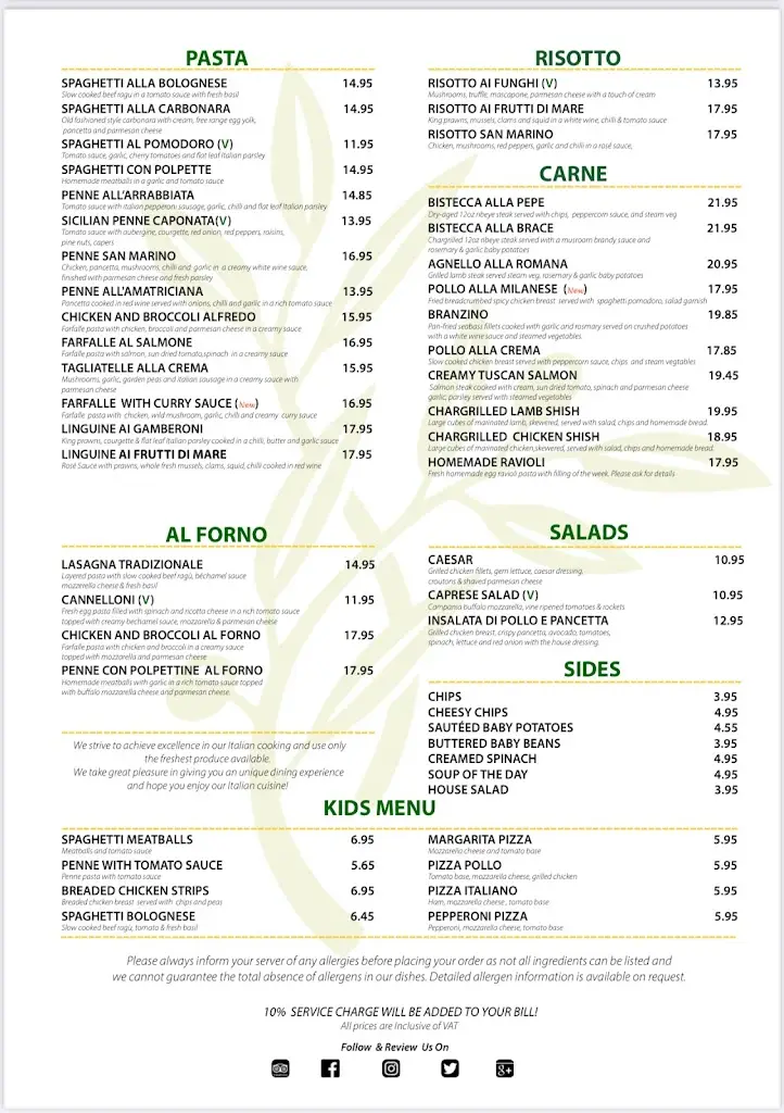 Menu_San Marino Italian Bar & Restaurant - Widnes_Widnes_image_1