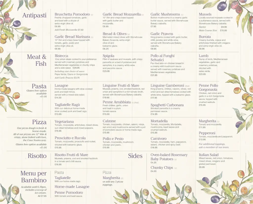 Menu_Cosa Nostra_Whitby_image_4