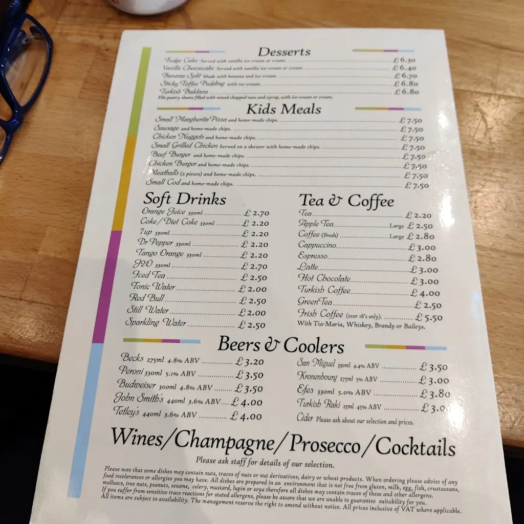 Menu_THE FOUR SEASONS RESTAURANT_Whitby_image_4