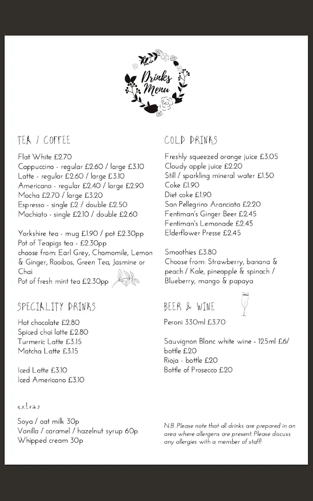Menu_Oliver's Village Café_Belsize Park_image_4