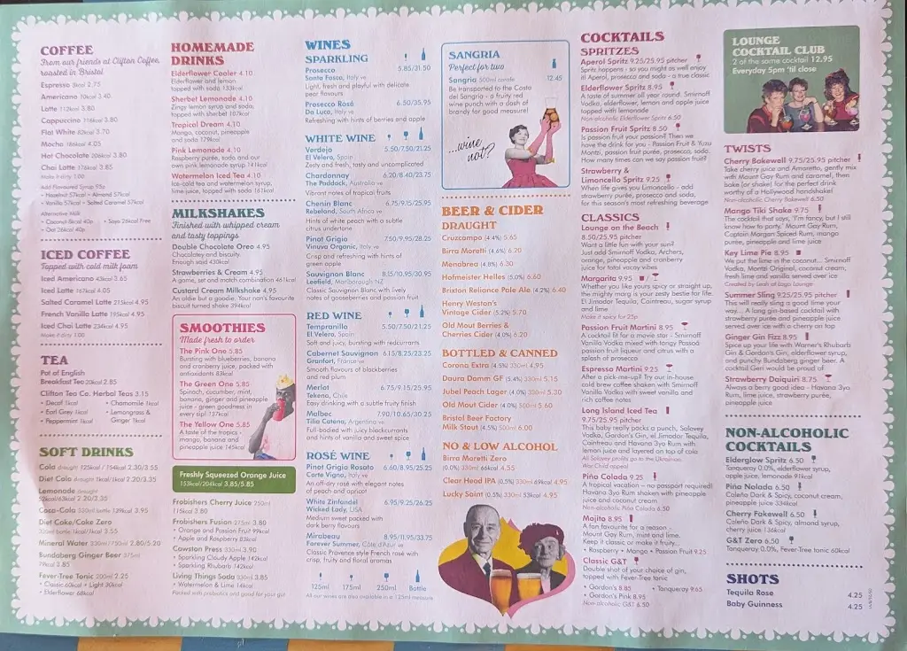 Menu_Pescado Lounge_Whitby_image_1