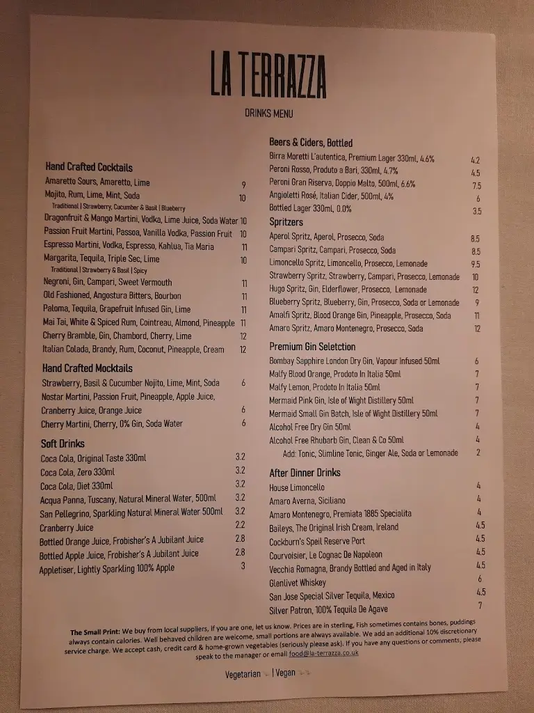 Menu_La Terrazza Bedford_Bedford_image_2