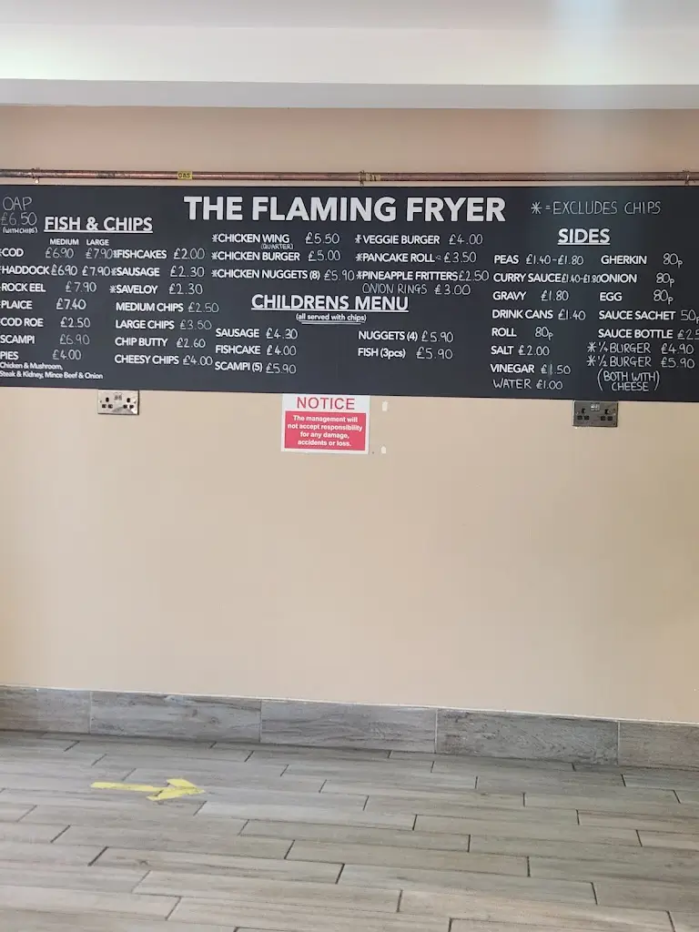Menu_The Flaming Fryer Fish & Chips_Wickham Market_immagine_3