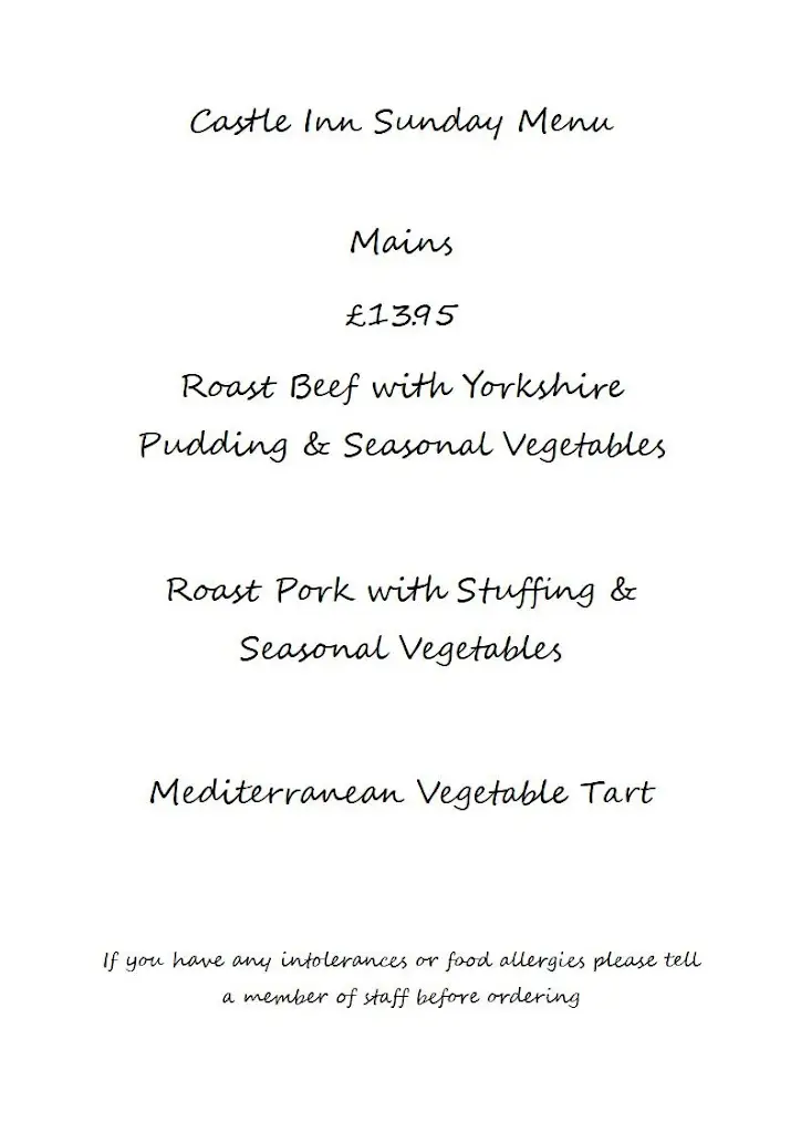 Menu_The Castle Inn_Wigmore_image_2