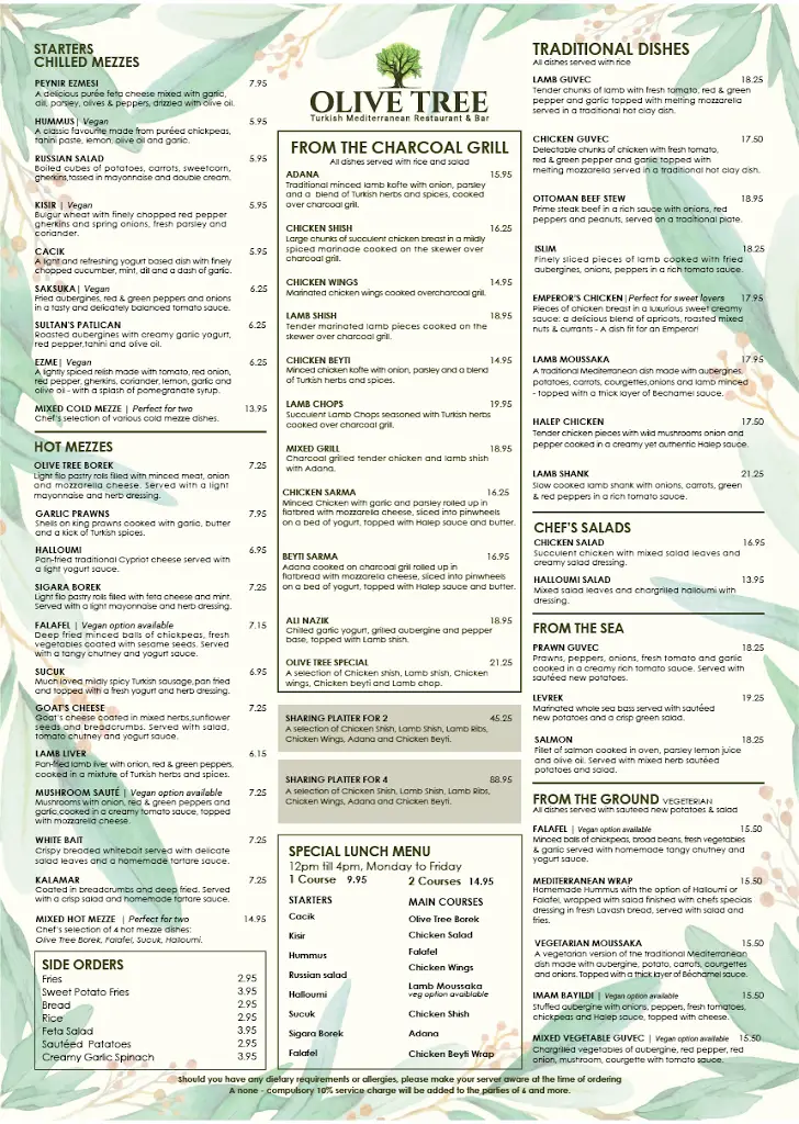 Menu_Olive Tree Restaurant Bedford_Bedford_image_3