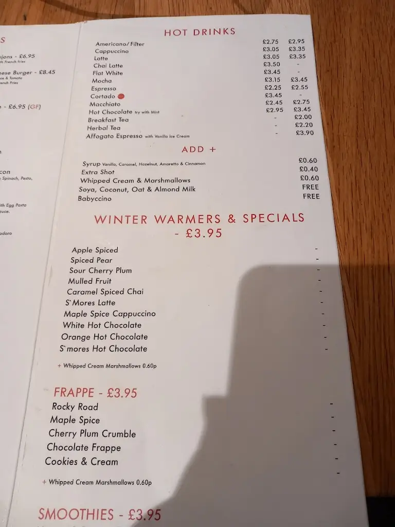 Menu_Primo Caffe - West Wickham_West Wickham_image_1