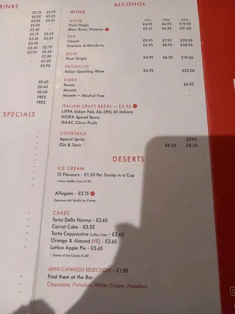 Menu_Primo Caffe - West Wickham_West Wickham_image_3
