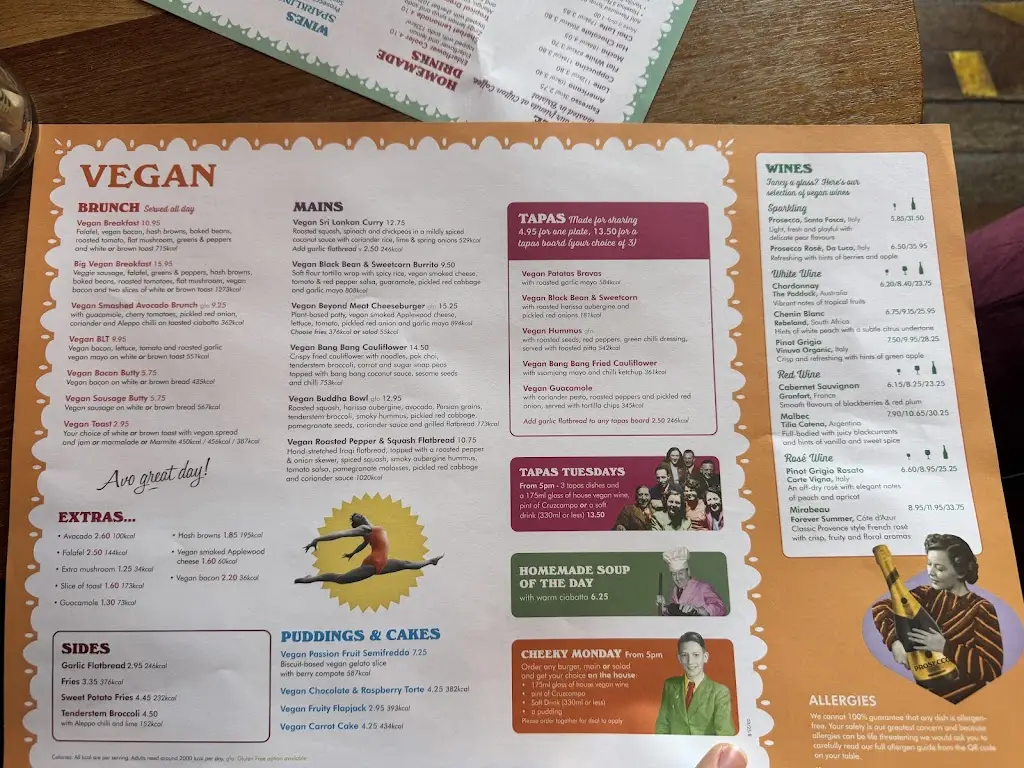 Menu_Albero Lounge_Bedford_image_3