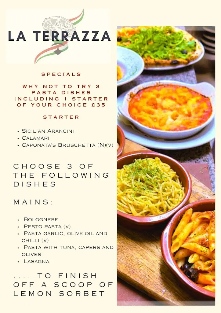 Menu_La Terrazza - Shirley Pizzeria_West Wickham_image_1