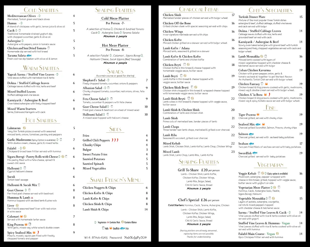 Menu_Tugra Restaurant_West Wickham_image_1