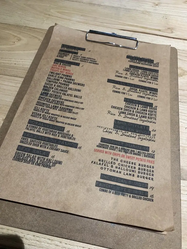 Menu_HELVADERE_West Wickham_image_3