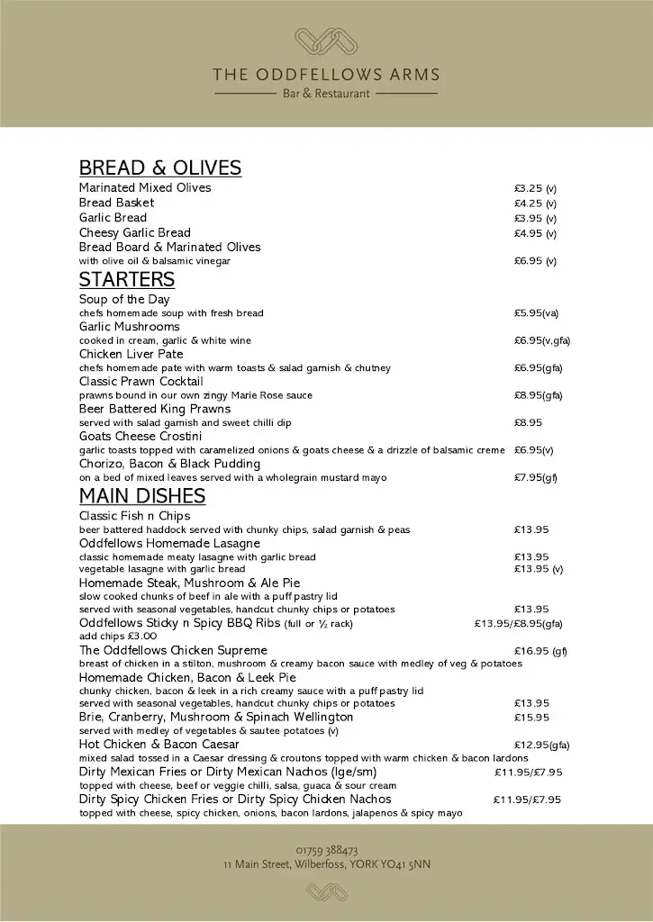 Menu_The Oddfellows Arms_Wilberfoss_image_2