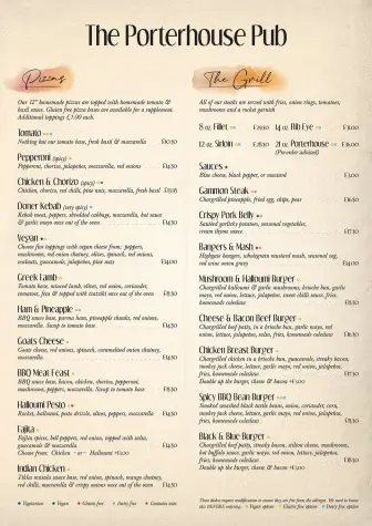 Menu_The Porterhouse Pub_Willingham_image_1