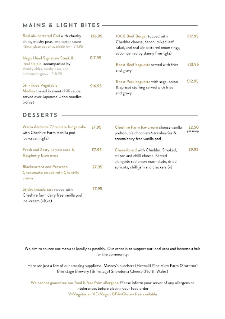 Menu_The Nags Head_Willaston_image_2